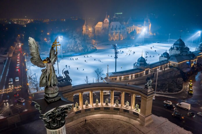 City Park Ice Rink in Budapest