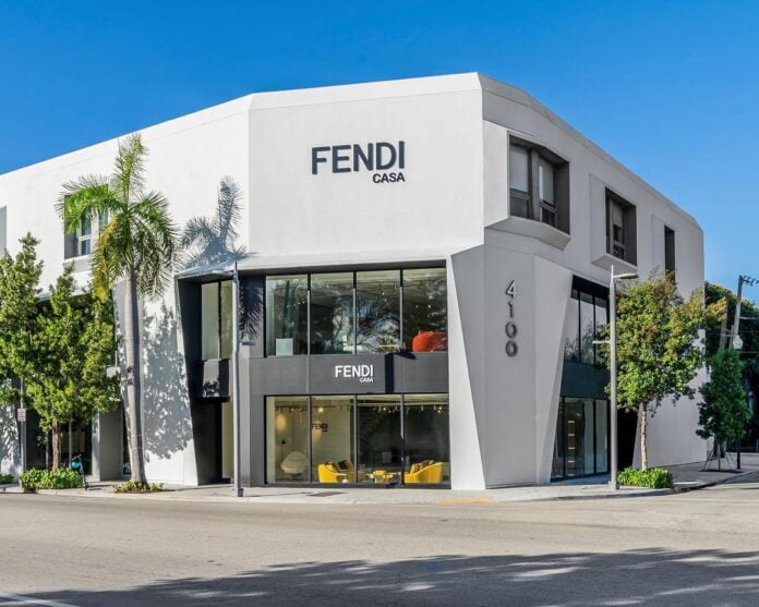 Fendi Casa flagship store in Miami