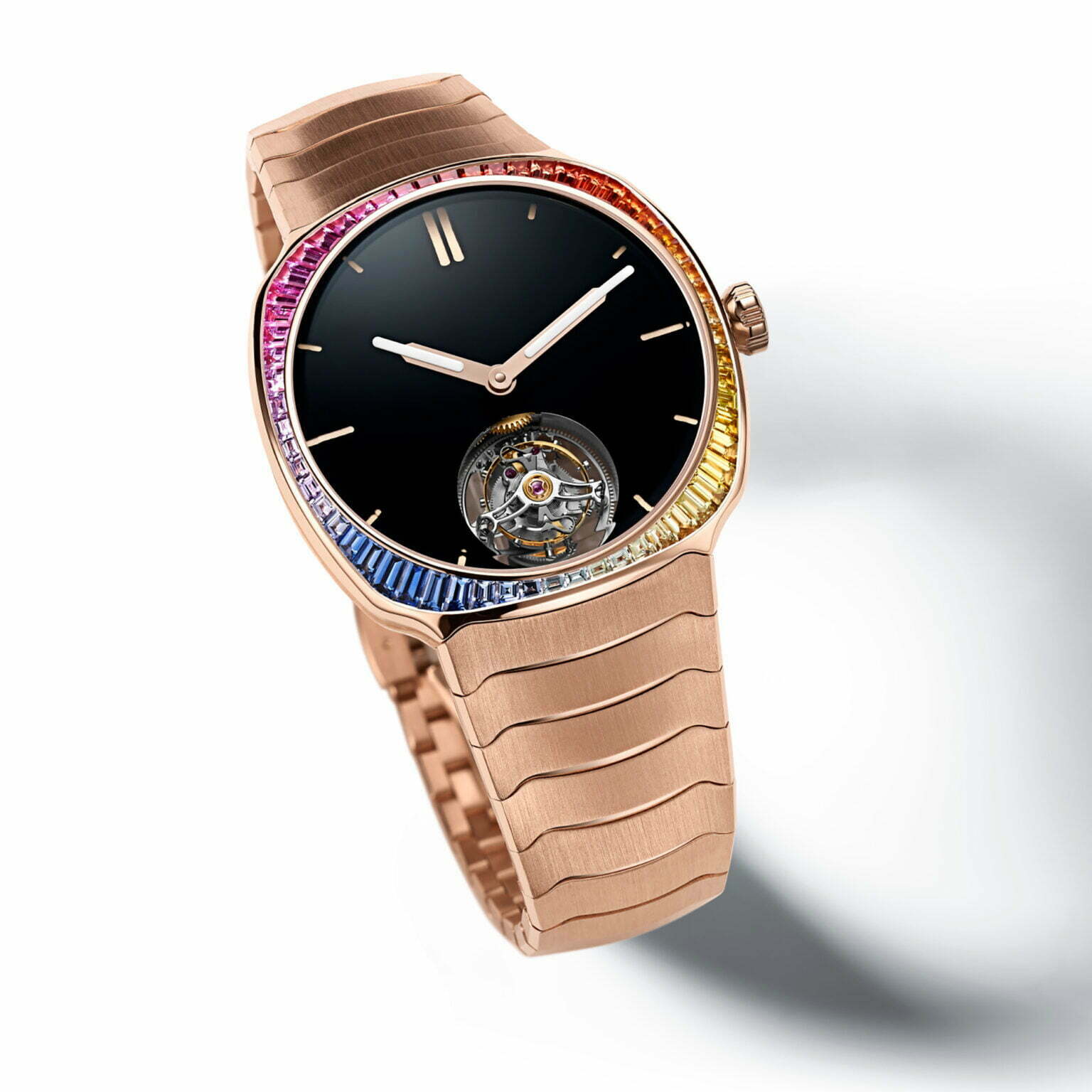 H. Moser & Cie. Streamliner Tourbillon Rainbow 