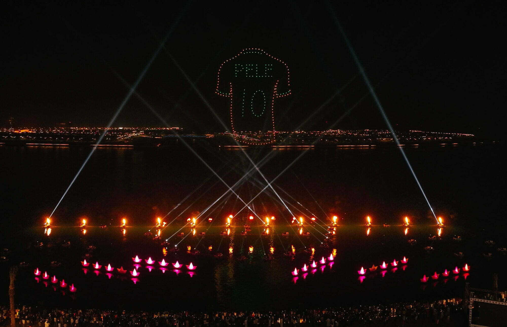 Tribute to Football Legend Pele in Qatar 
