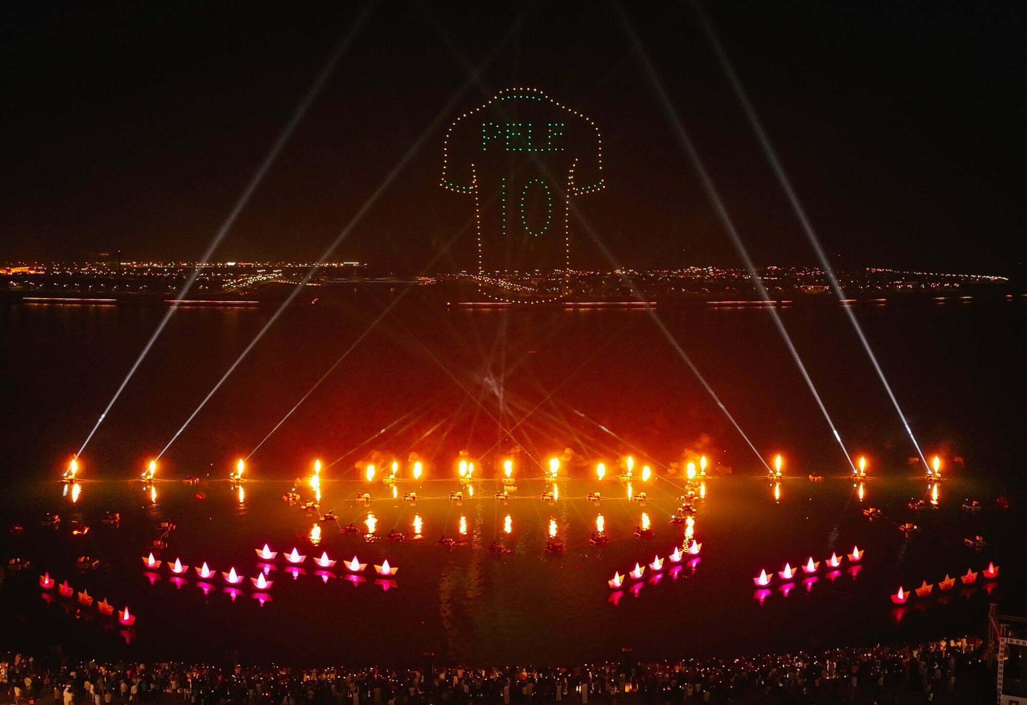 Tribute to Football Legend Pele in Qatar 
