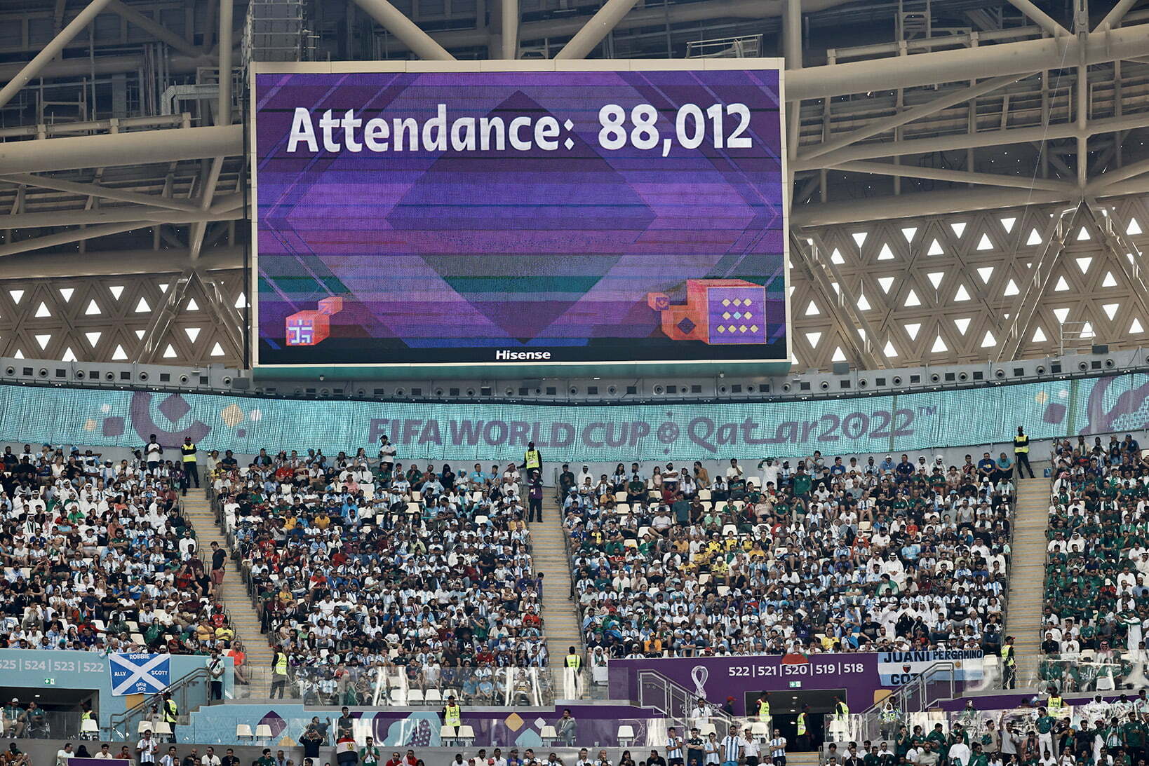 Saudi Arabia vs. Argentina match - World Cup 2022 Qatar