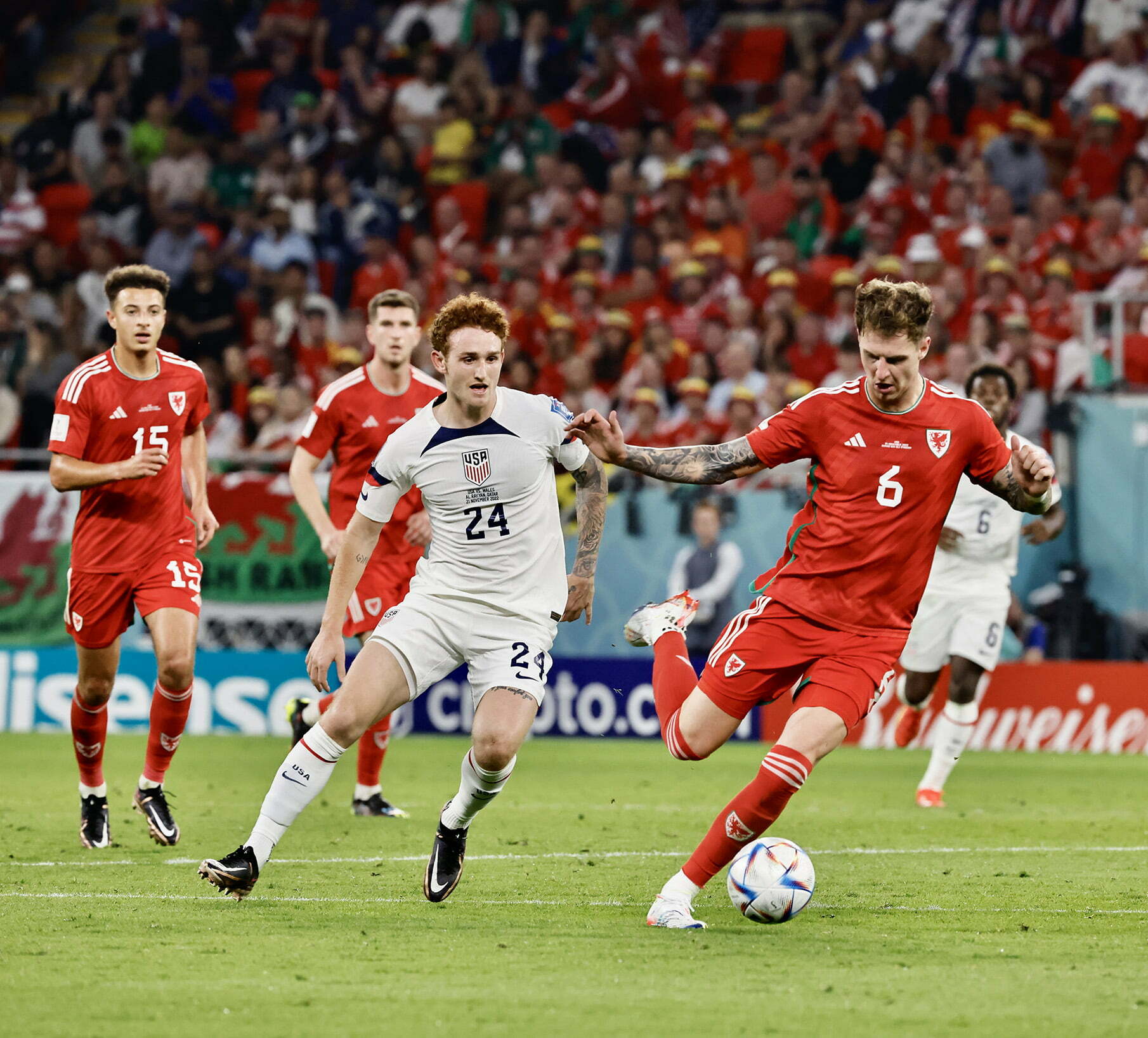 Wales vs USA Match at World Cup 2022 Qatar