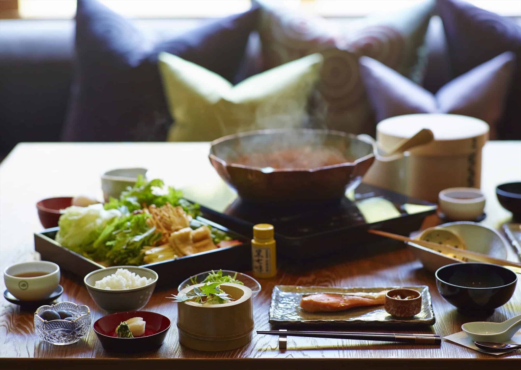 Vegetable Hotpot at Hoshinoya Kyoto