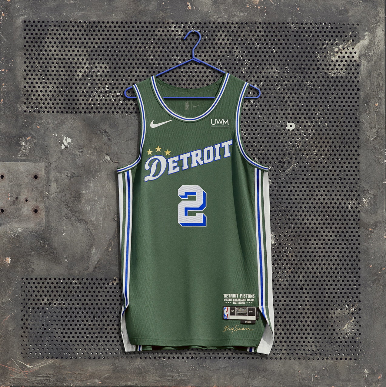 Nike NBA City Edition Detroit Pistons