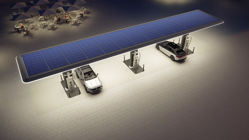 Mercedes-Benz charging hub