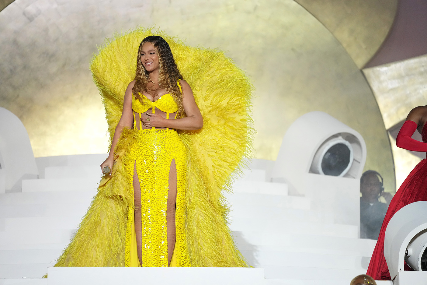 Beyoncé performs on stage headlining the Grand Reveal of Dubai’s newest luxury hotel, Atlantis The Royal on January 21, 2023 in Dubai, United Arab Emirates.