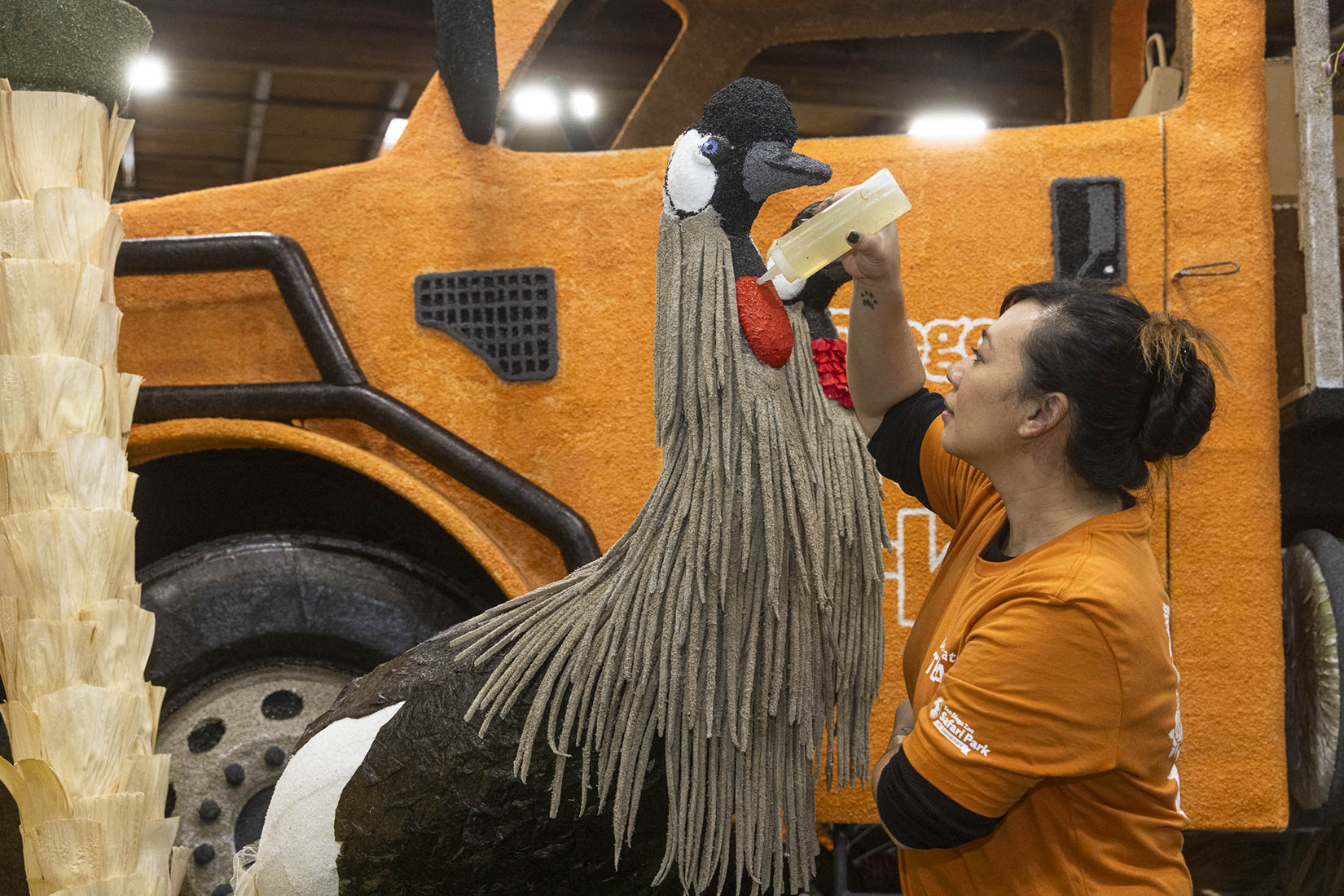 The Making of the San Diego Zoo Safari Park Float