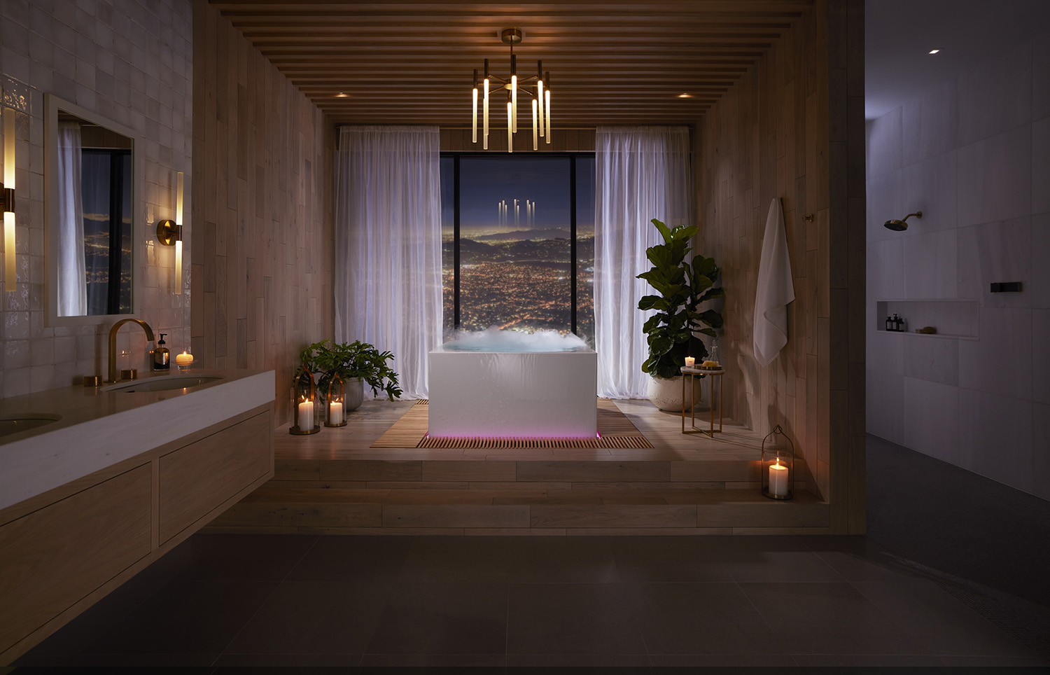 KOHLER Stillness Infinity Experience Bath