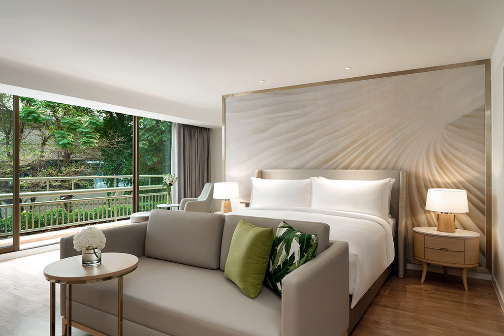 Deluxe Suite Bedroom at The Mövenpick BDMS Wellness Resort Bangkok