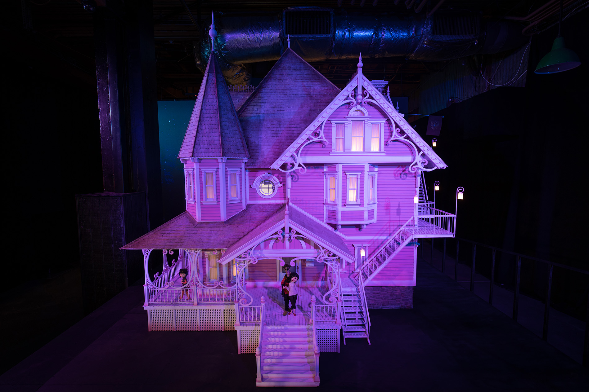 The “hidden worlds” of LAIKA at the Museum of Pop Culture - Kubo and the Two Strings. Pink Palace from Coraline.