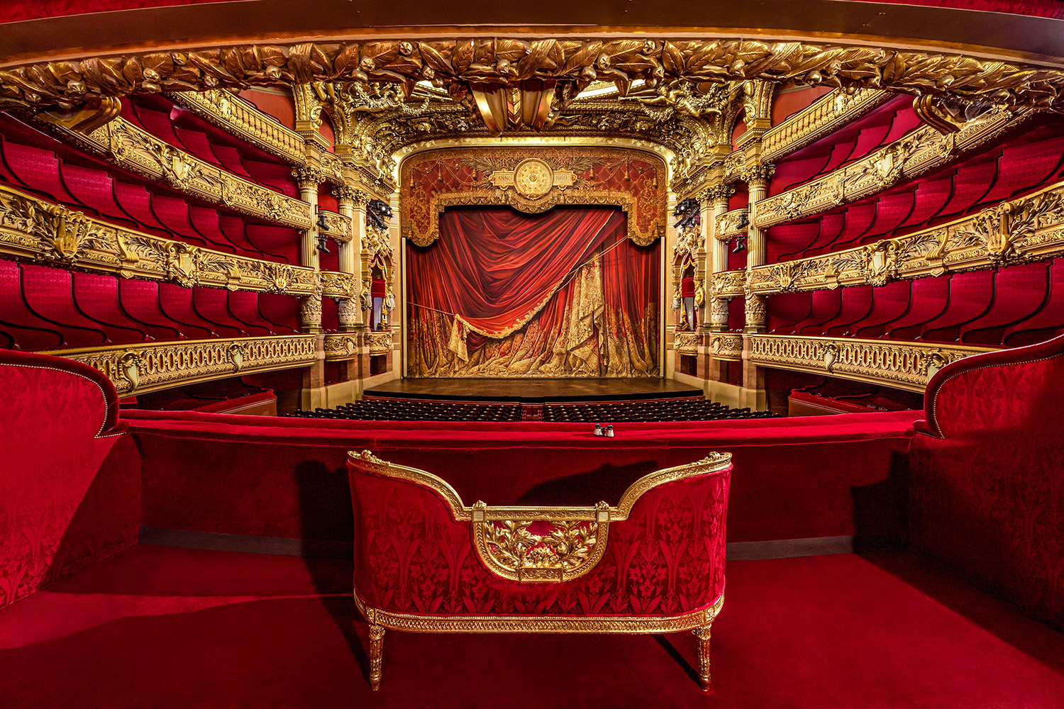 World of The Phantom of the Opera Airbnb Presidential Box View