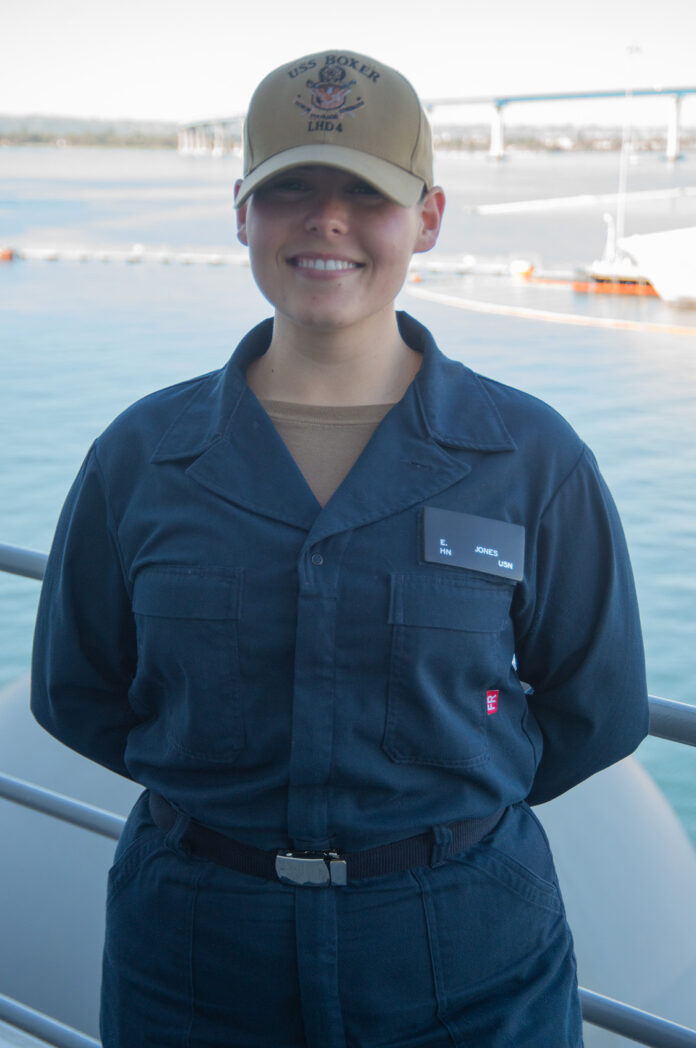 USS Boxer Crewmember Emma Jones Represents Laguna Hills in the U.S. Navy