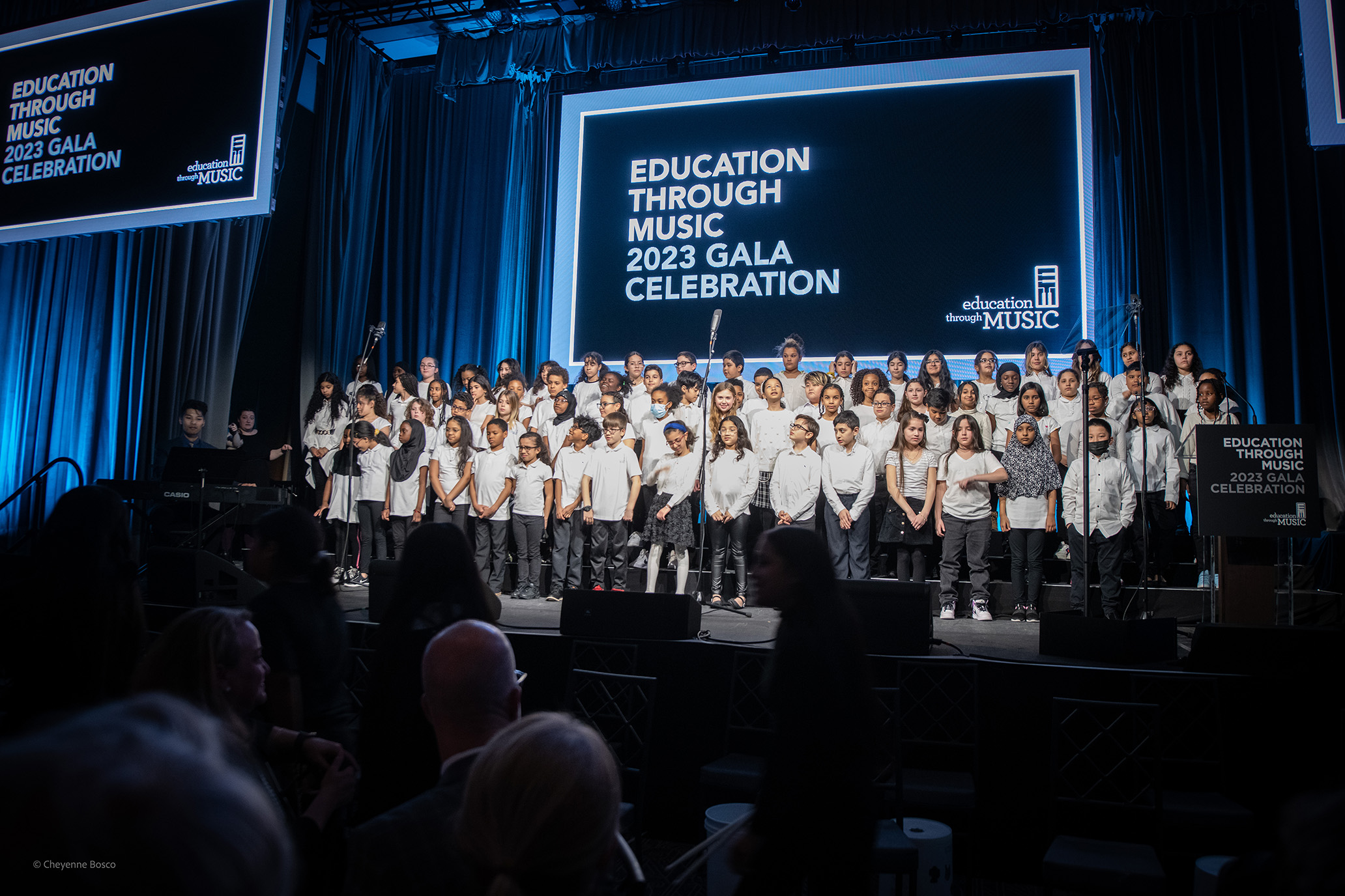 Education Through Music celebrated its 31st Annual Benefit Gala on Wednesday, March 29, 2023 at the Ziegfeld Ballroom. The organization has provided over 7.5 million hours of music education in the NYC public schools.