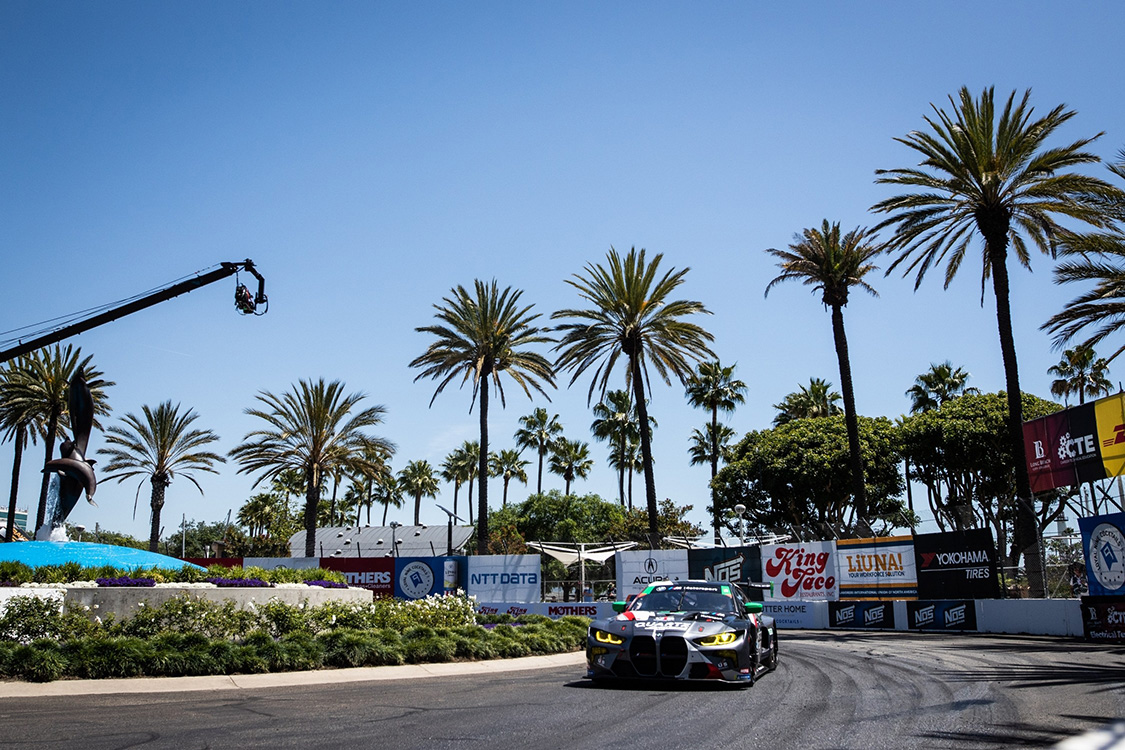 Long Beach (USA), 7-9 April 2022. IMSA WeatherTech SportsCar Championship, BMW M4 GT3, Paul Miller Racing, Bryan Sellers, Madison Snow.