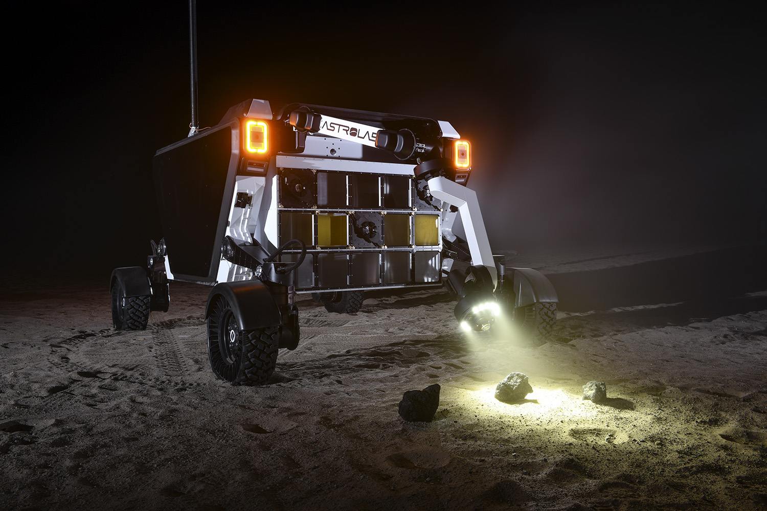 The upcoming SpaceX mission to the Moon will include the launch of Astrolab's FLEX Rover
