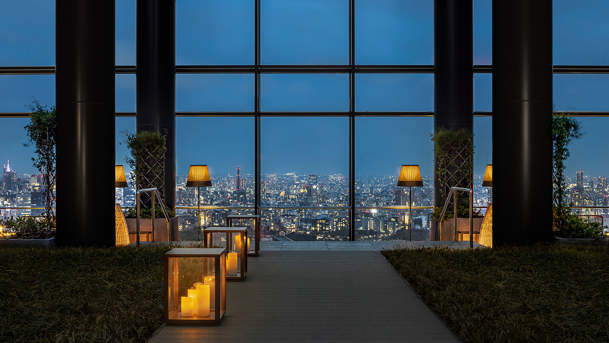 45th Floor Events Terrace - Bulgari Hotel Tokyo