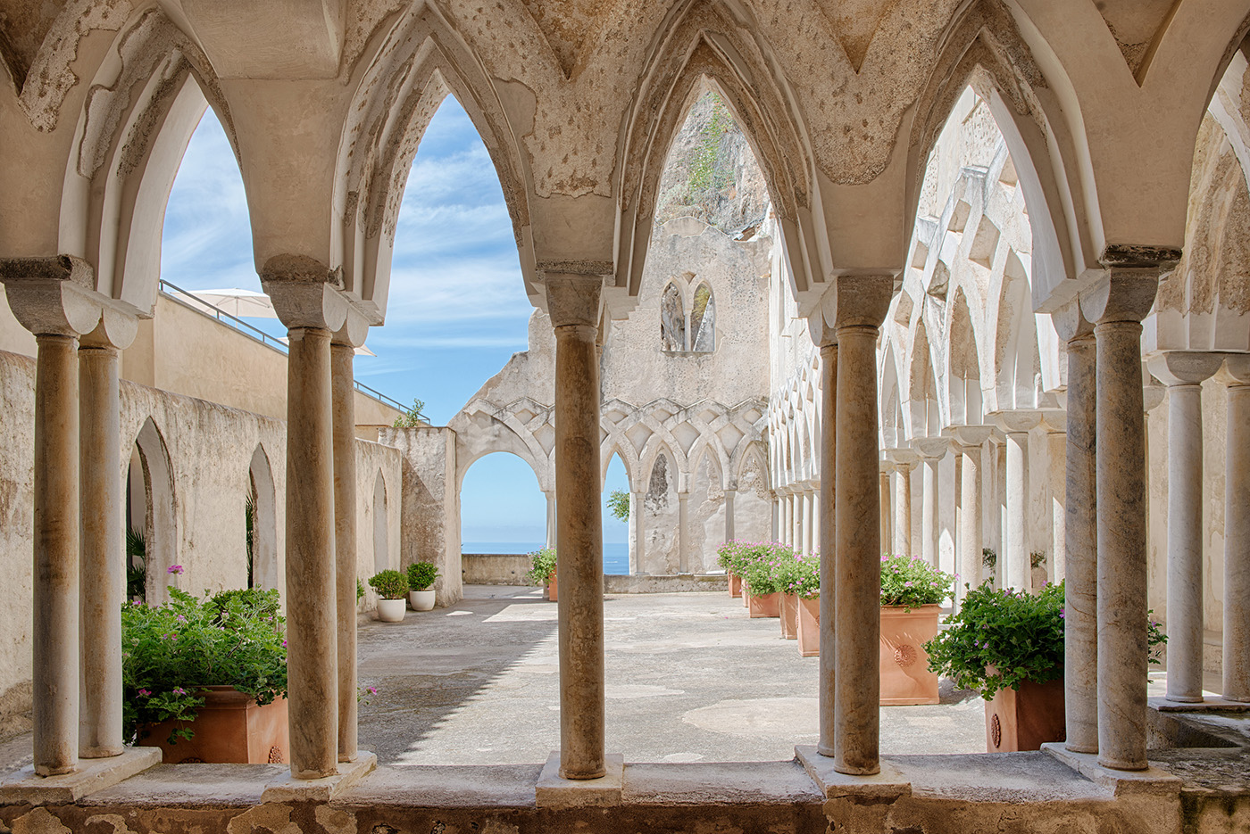 Anantara Convento Di Amalfi Grand Hotel courtyard