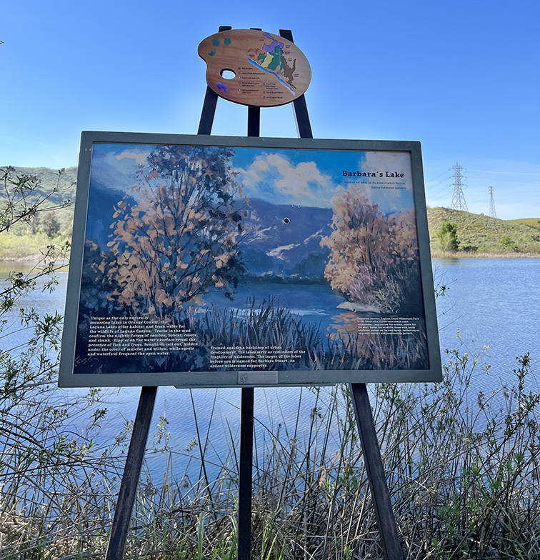 Barbara's Lake at Laguna Coast Wilderness Park in Laguna Beach, California (Photo by Julie Nguyen)