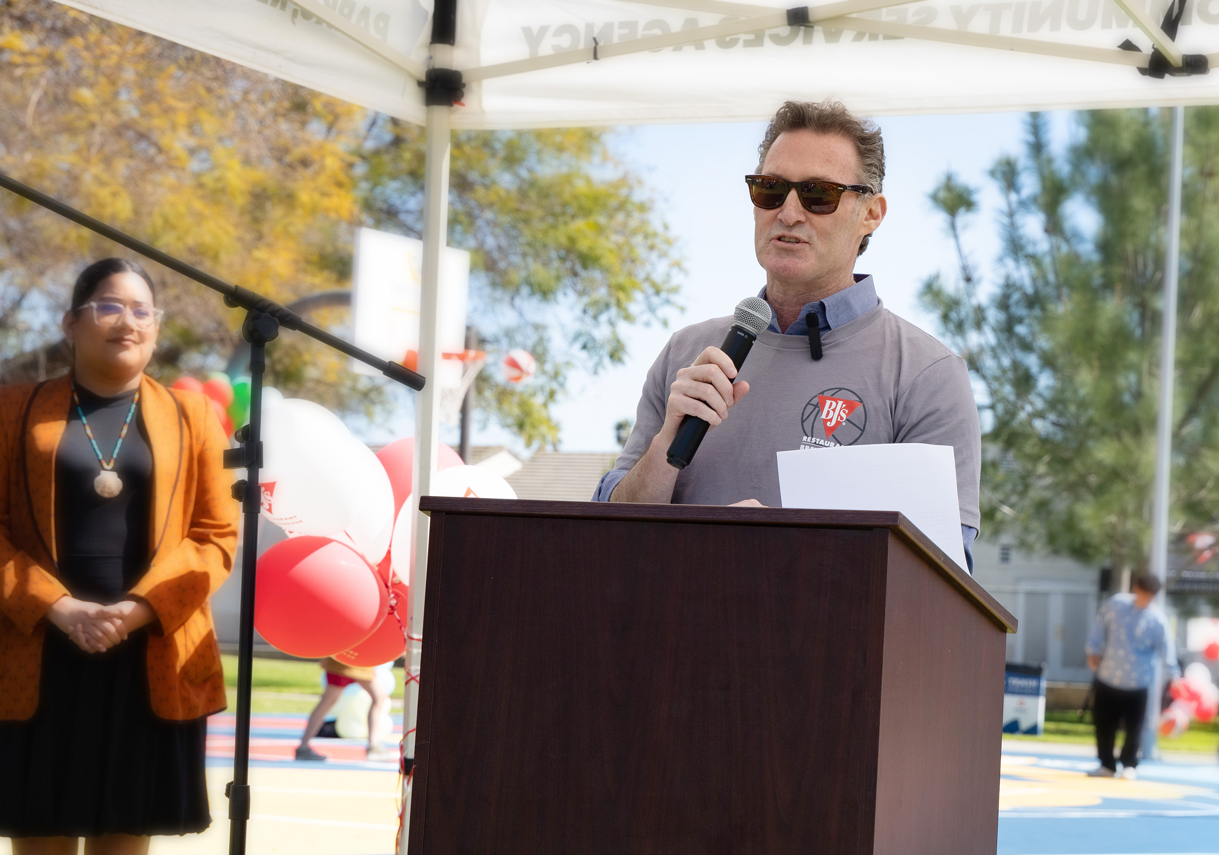 BJ’s Restaurant & Brewhouse® Honors Roots with Santa Ana Basketball Court Renovation CEO of BJ’s Restaurant & Brewhouse® Gregory S. Levin (Photo by: Julie Nguyen)