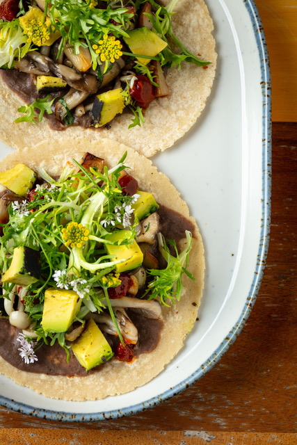 Mushroom Tacos - Cabo Wabo Beach Club in Huntington Beach