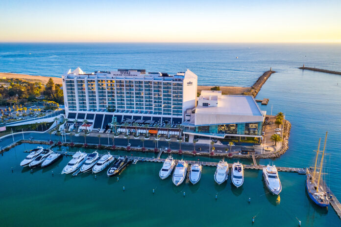 Tivoli Marina Vilamoura Algarve Resort Reopens Following Extensive   Tivoli Marina Vilamoura Aerial View 696x464 