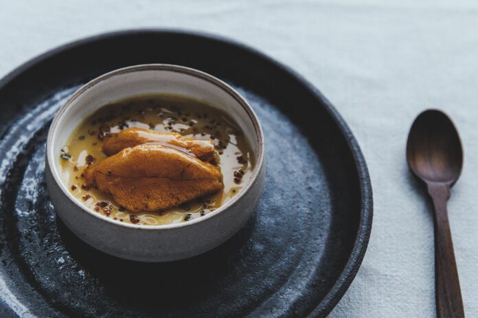 An Uni Chawanmushi at Harbor House Inn