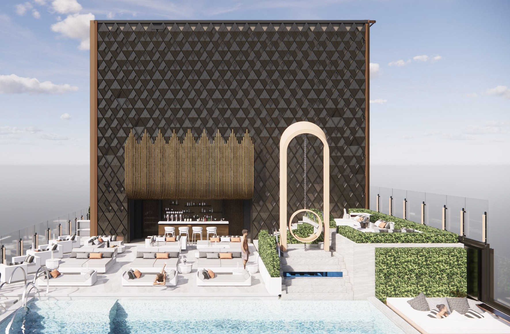 INNSiDE by Meliá in Bangkok, Thailand - Pool Bar rendering