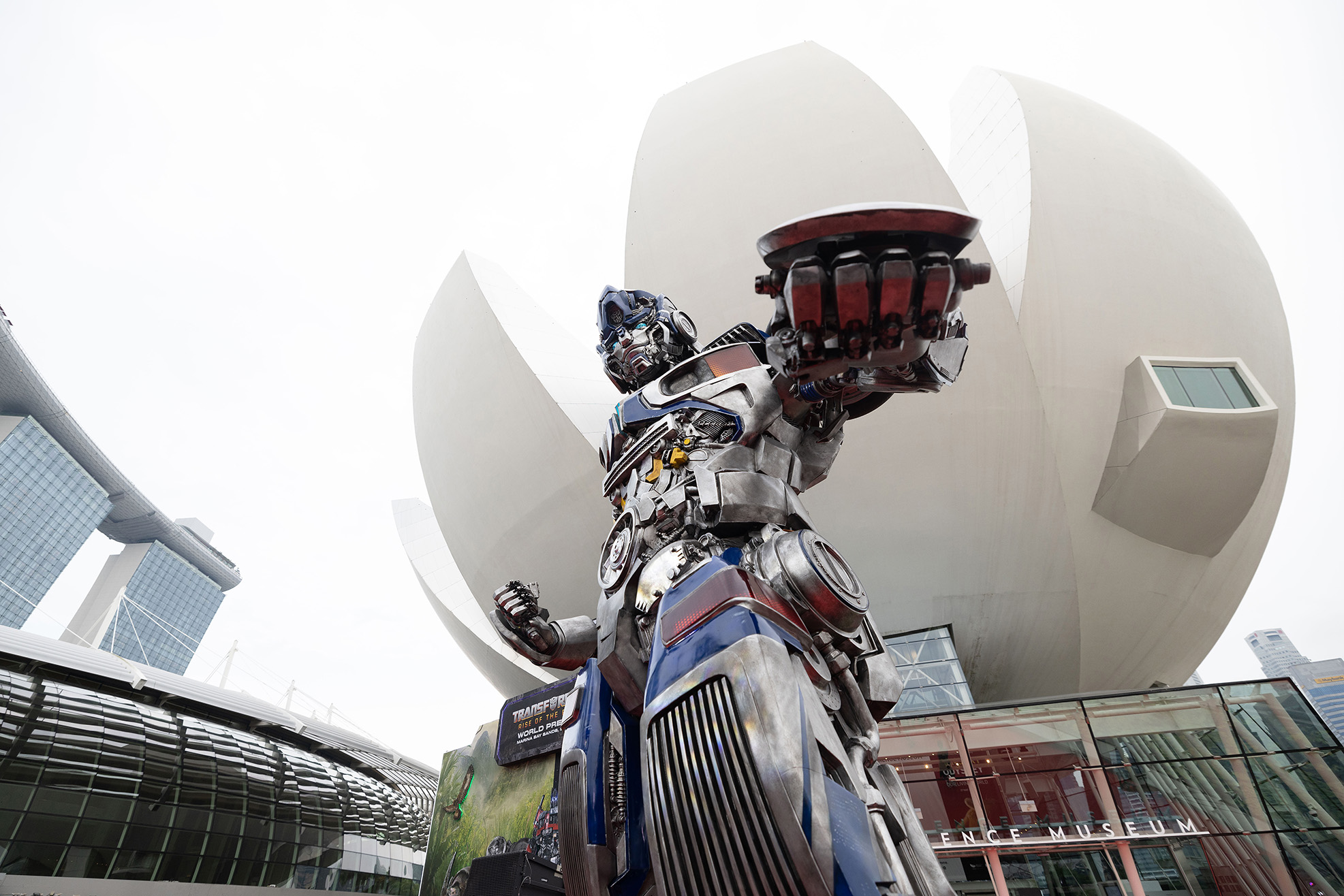 Transformers: Rise of the Beasts world premiere at Marina Bay Sands in Singapore