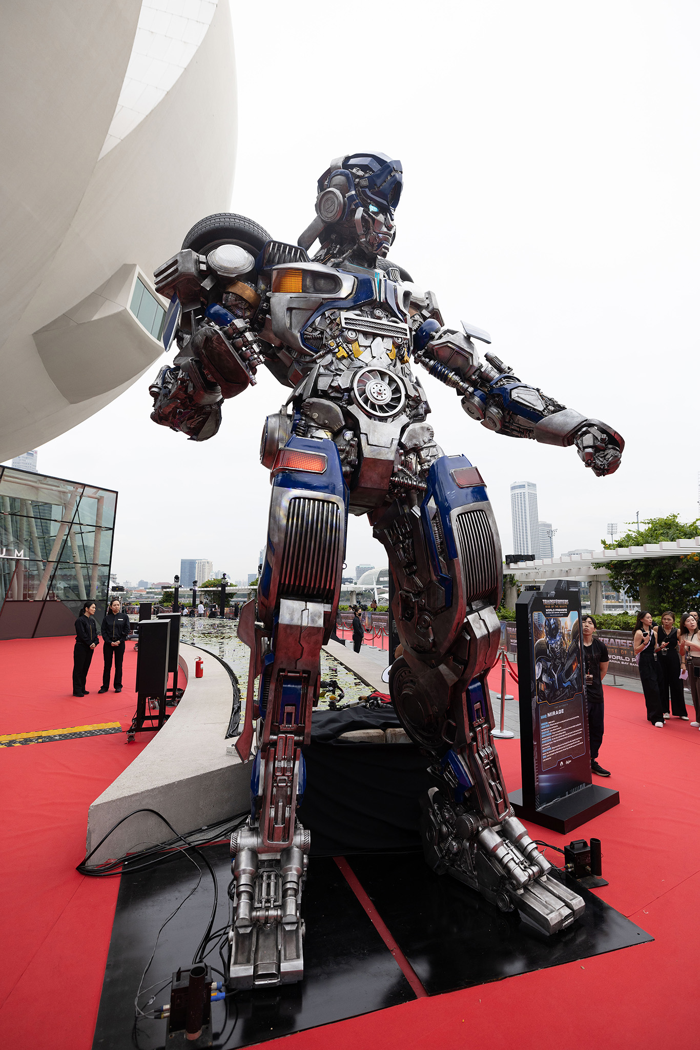 Transformers: Rise of the Beasts world premiere at Marina Bay Sands in Singapore