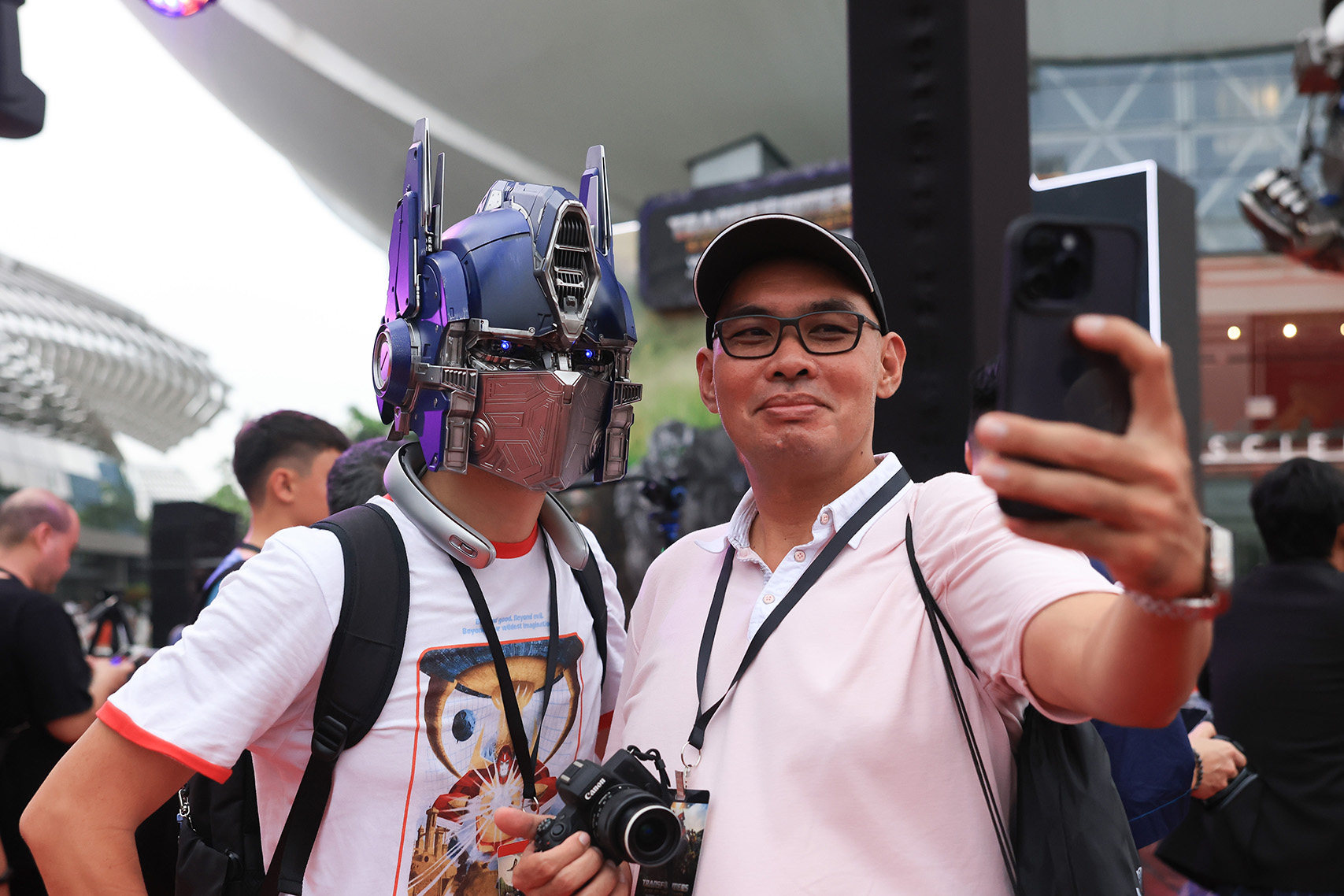 Transformers: Rise of the Beasts world premiere at Marina Bay Sands in Singapore