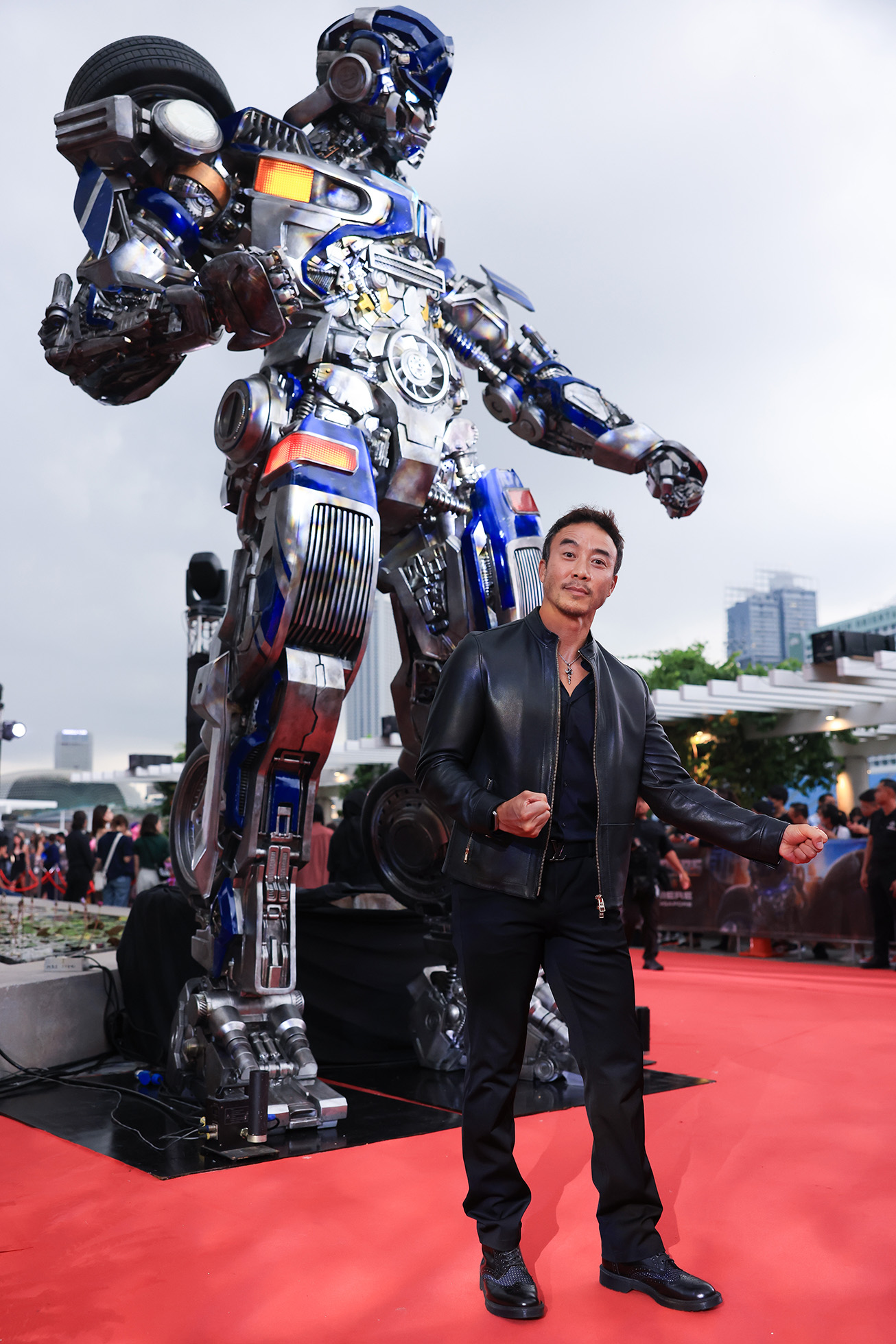 Transformers: Rise of the Beasts world premiere at Marina Bay Sands in Singapore