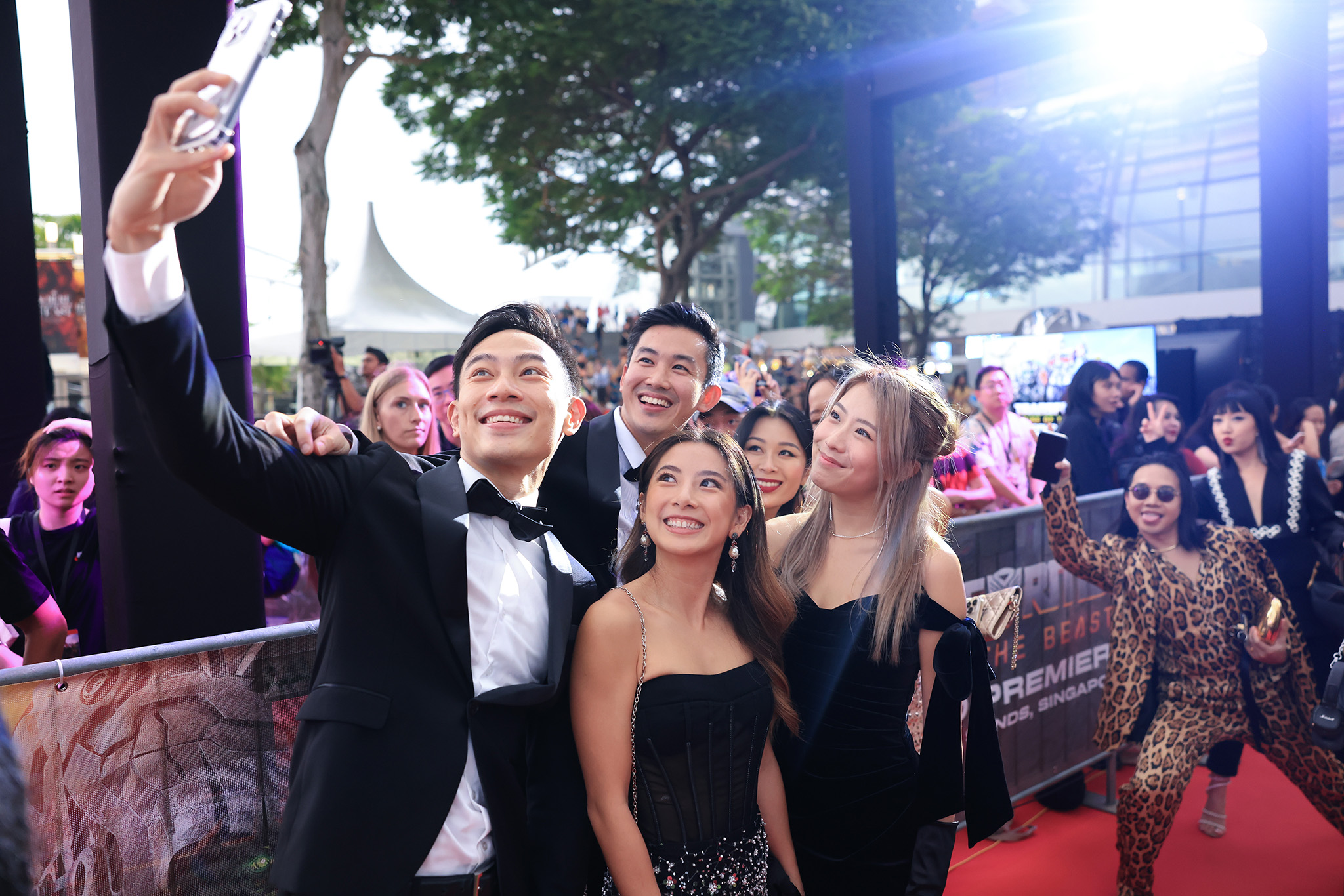 Transformers: Rise of the Beasts world premiere at Marina Bay Sands in Singapore