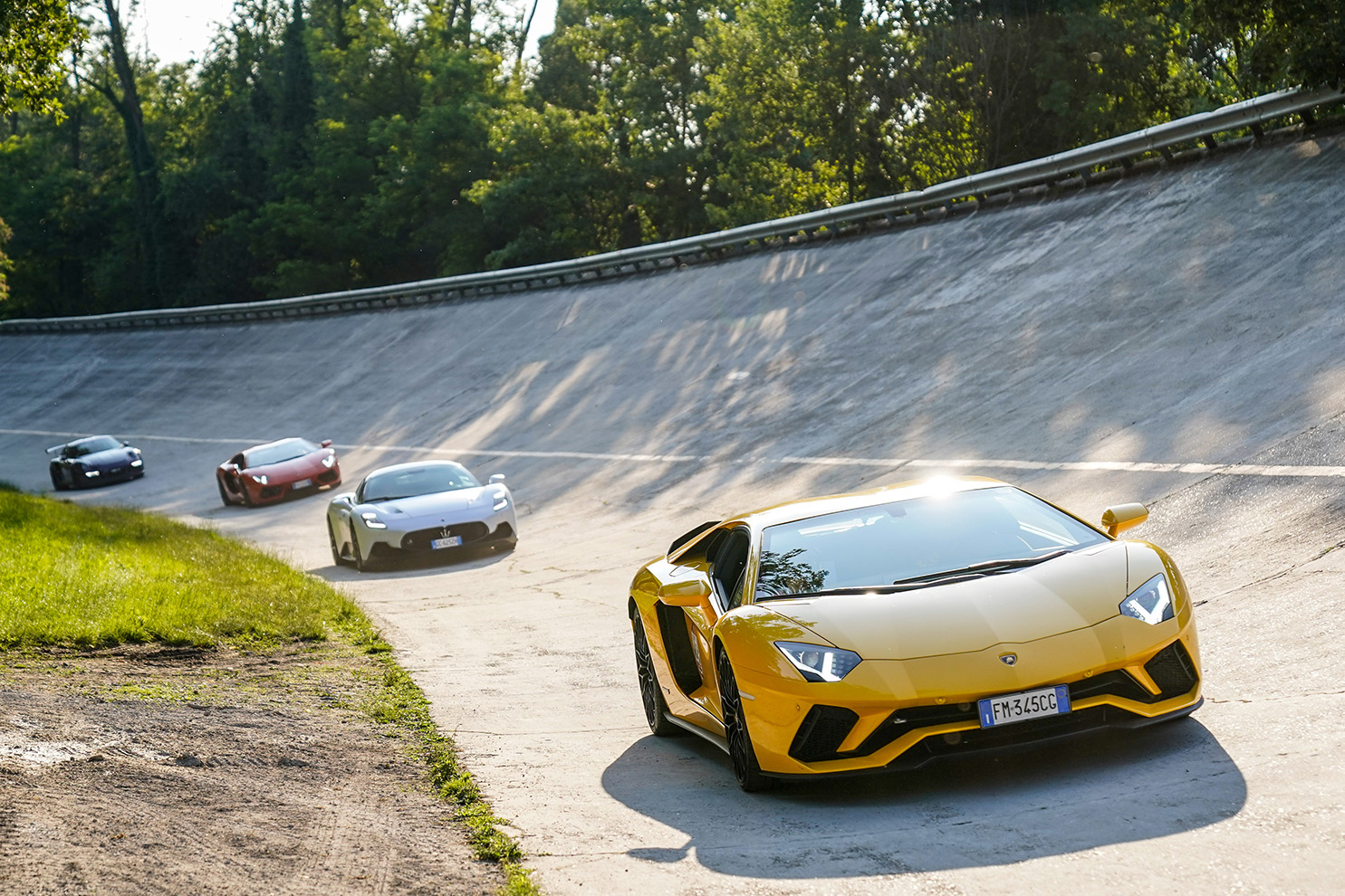 Supercar Parade at 2023 MIMO in Monza, Italy