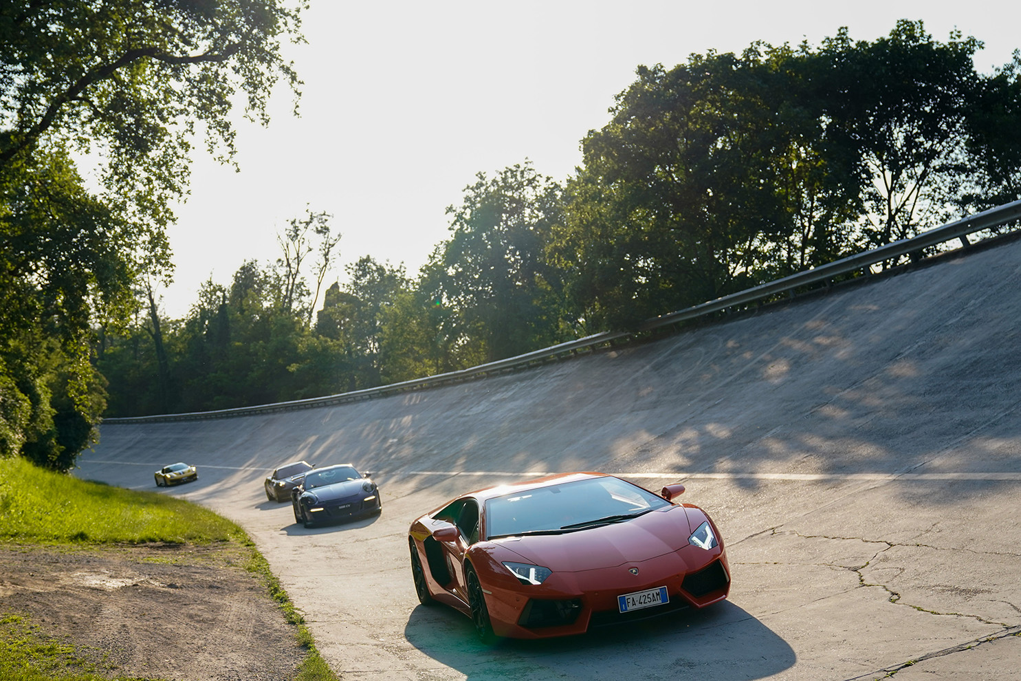 Supercar Parade at 2023 MIMO in Monza, Italy