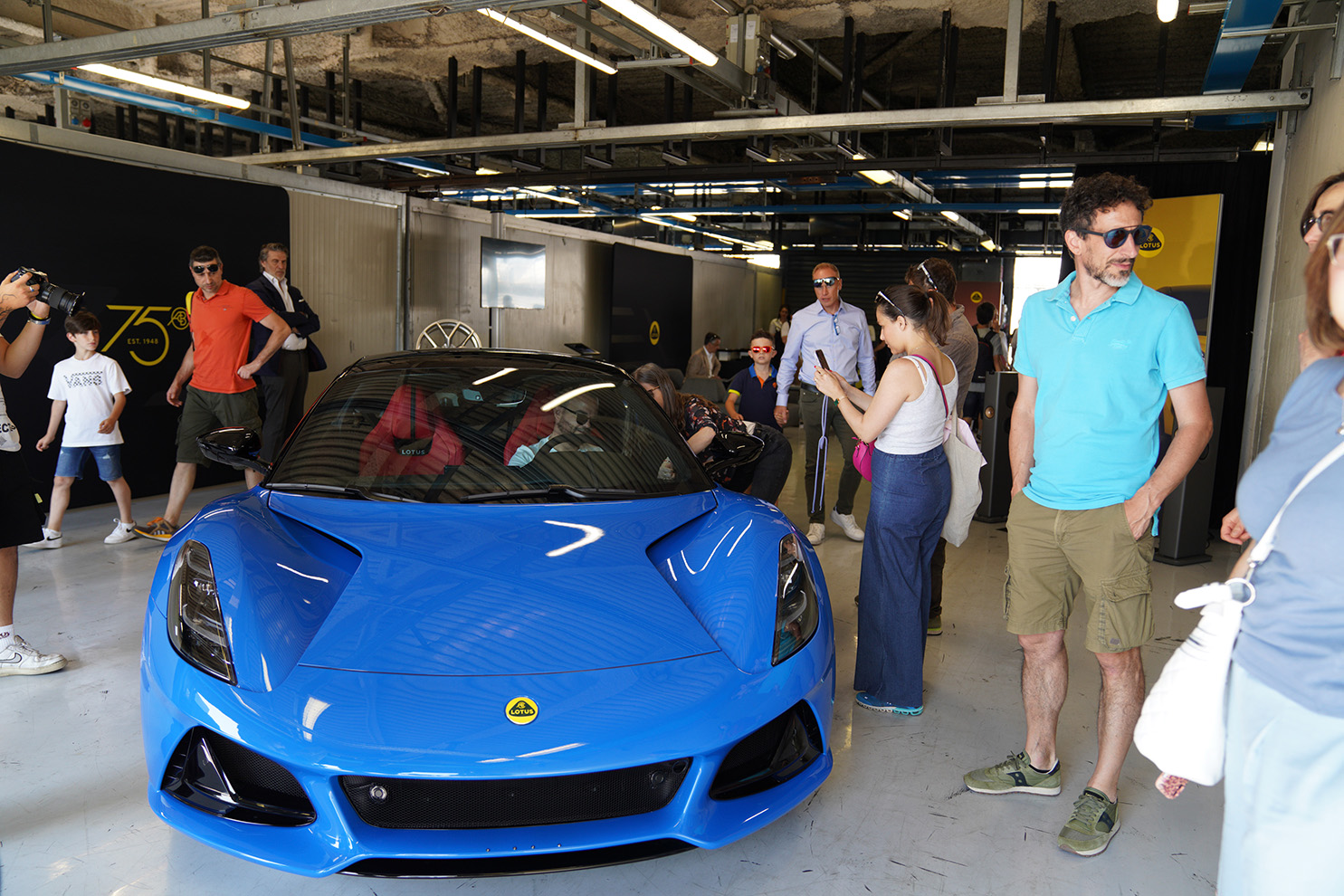 Lotus at 2023 Milano Monza Motor Show in Italy