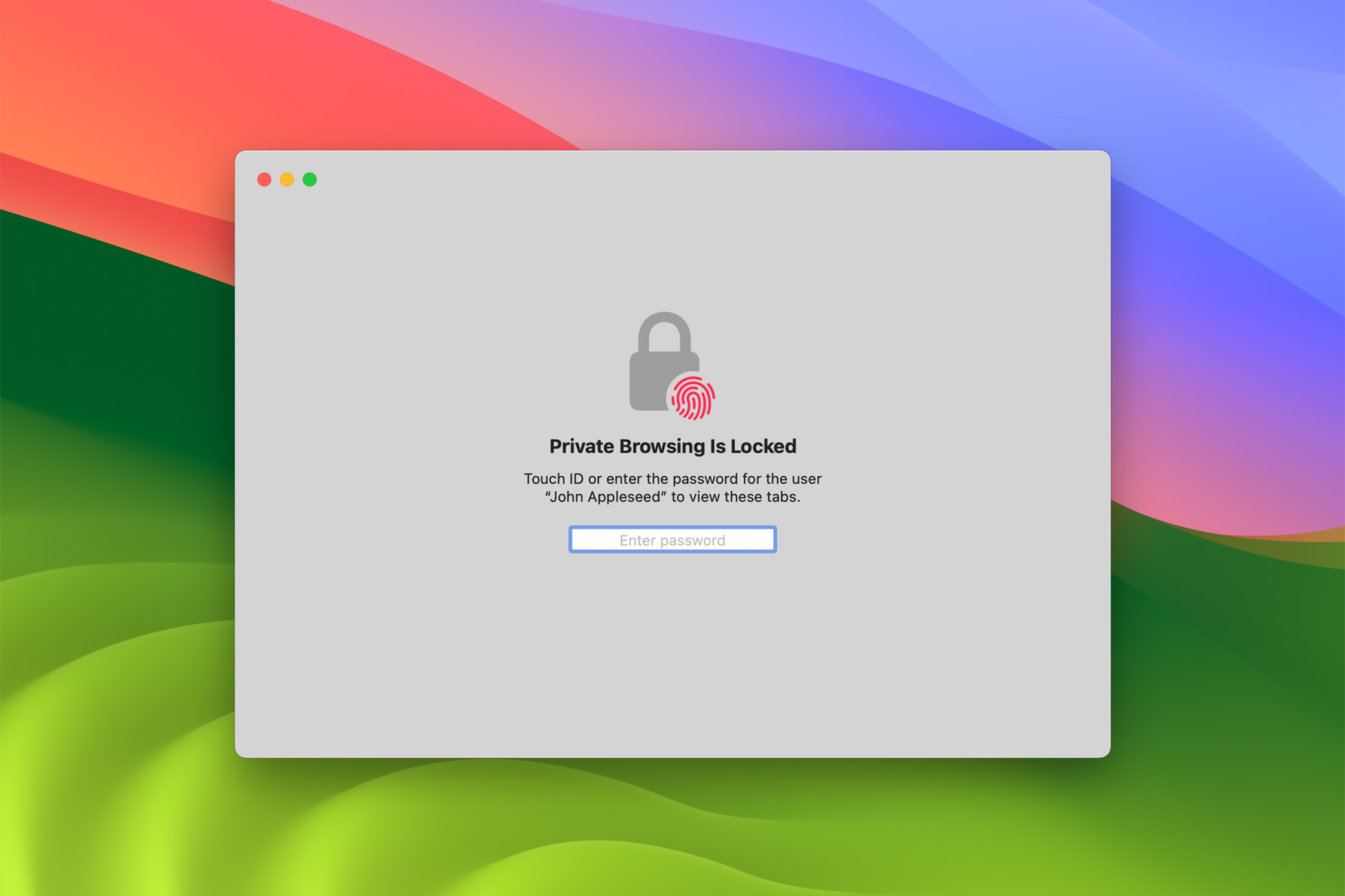 Apple Privacy Safari fingerprinting protection