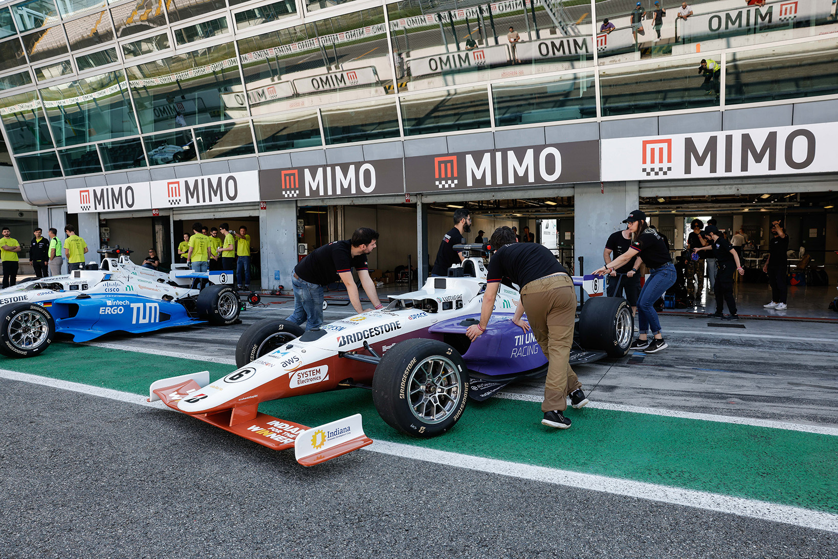 Indy Autonomous Challenge at the 2023 Milan Monza Motor Show (MIMO) in Monza, Italy.