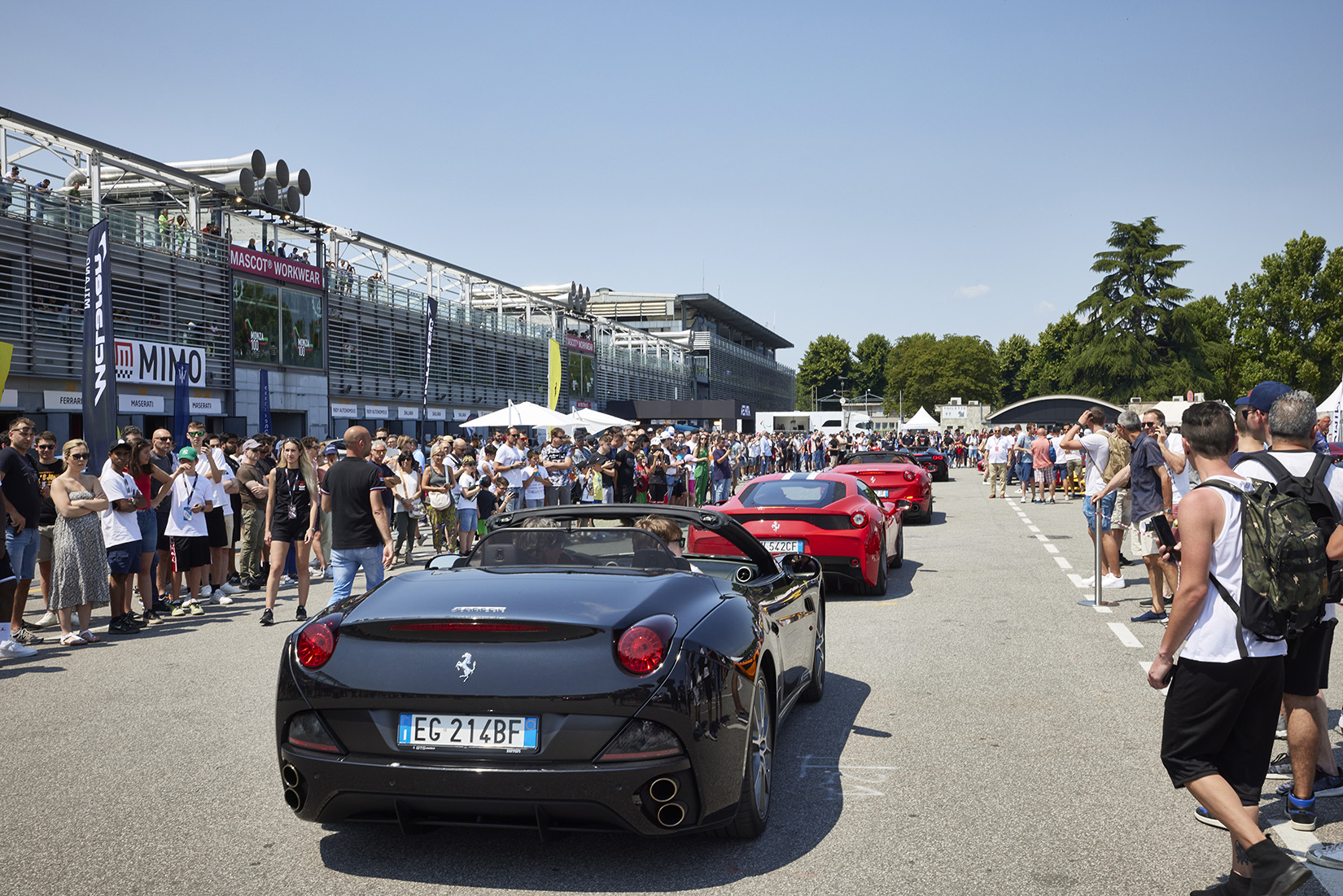 Ferrari at 2023 Milano Monza Motor Show in Italy