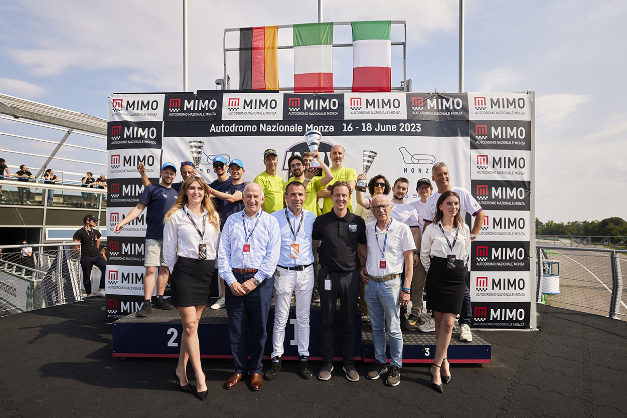 Indy Autonomous Challenge at the 2023 Milan Monza Motor Show (MIMO) in Monza, Italy.