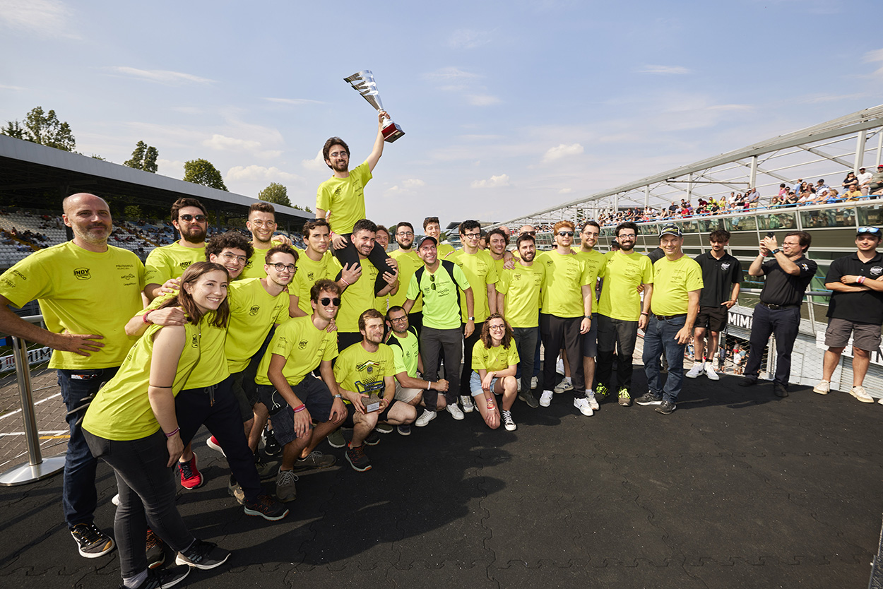 Indy Autonomous Challenge at the 2023 Milan Monza Motor Show (MIMO) in Monza, Italy.