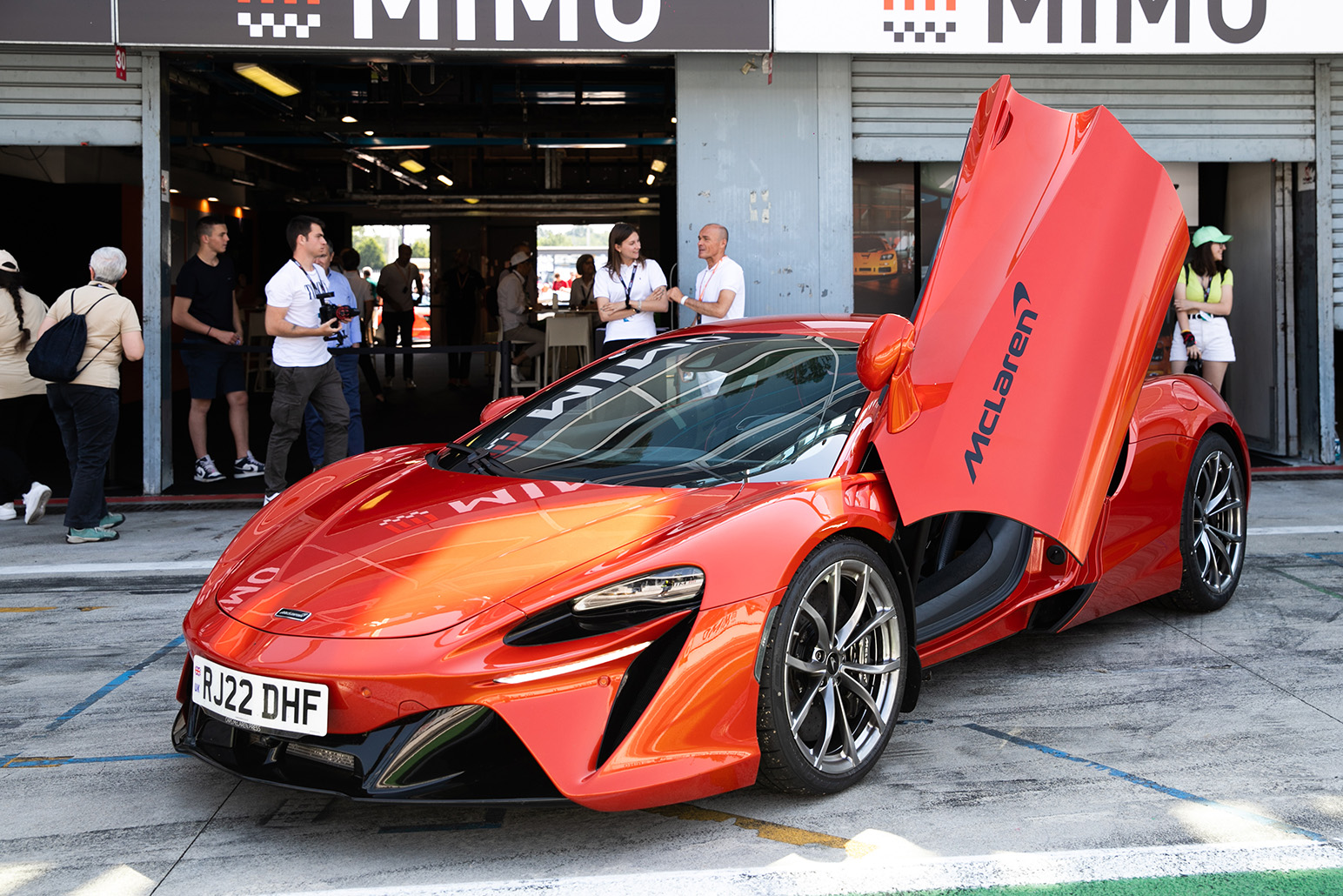 McLaren at 2023 Milano Monza Motor Show in Italy