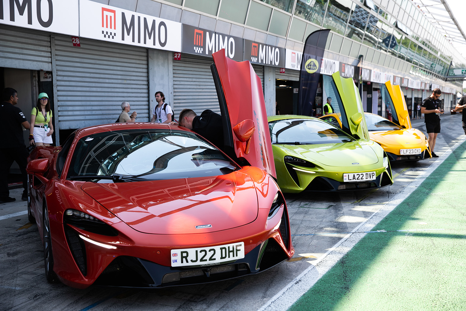 McLaren at 2023 Milano Monza Motor Show in Italy