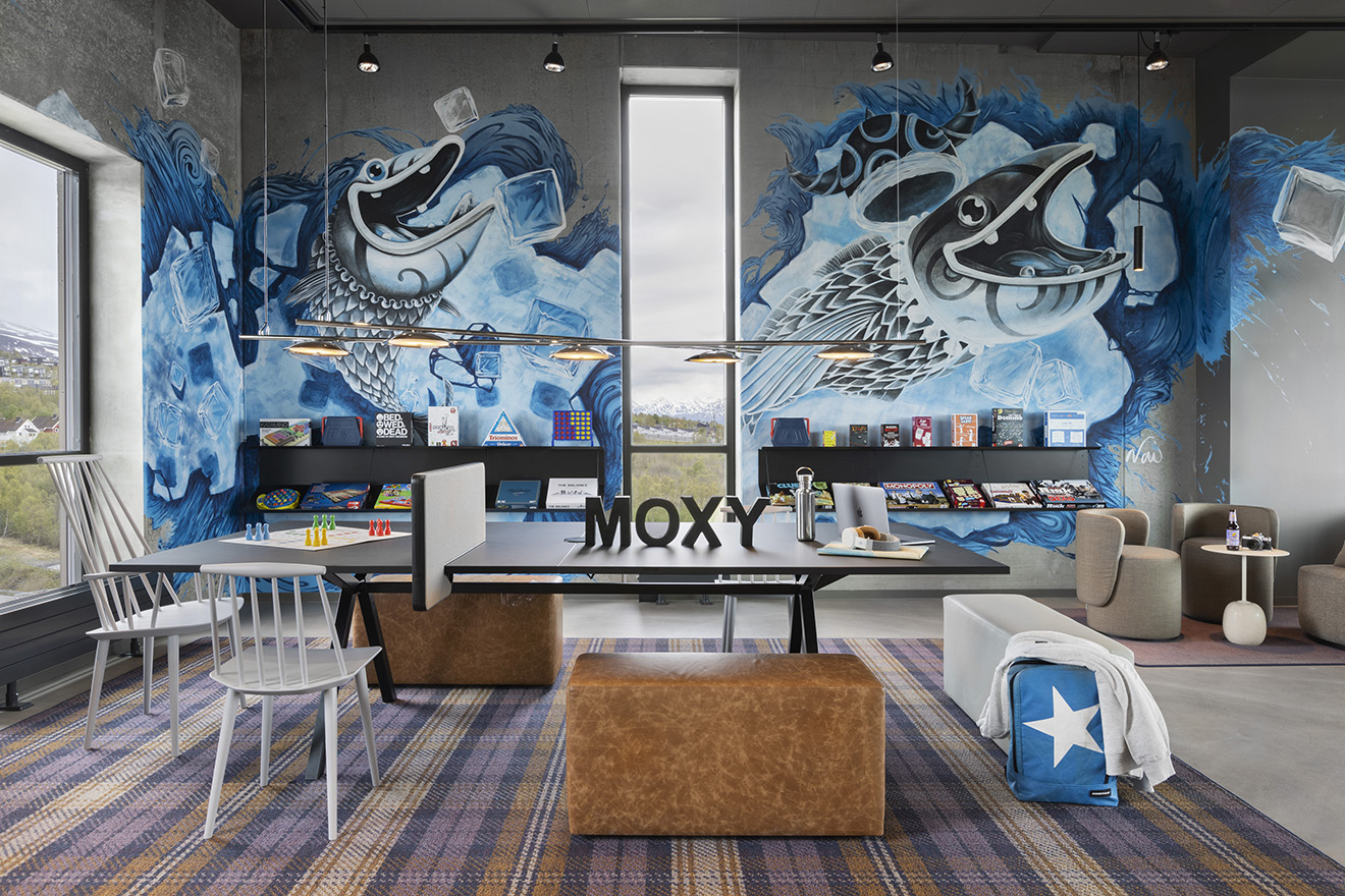 Moxy Tromso - Mural