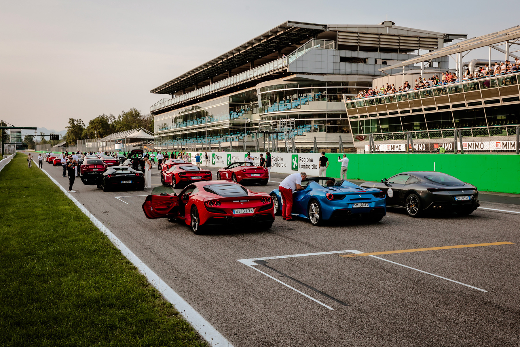 Ferrari at 2023 Milano Monza Motor Show in Italy