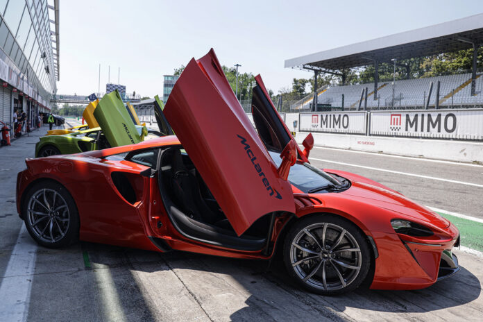 McLaren at 2023 Milano Monza Motor Show in Italy