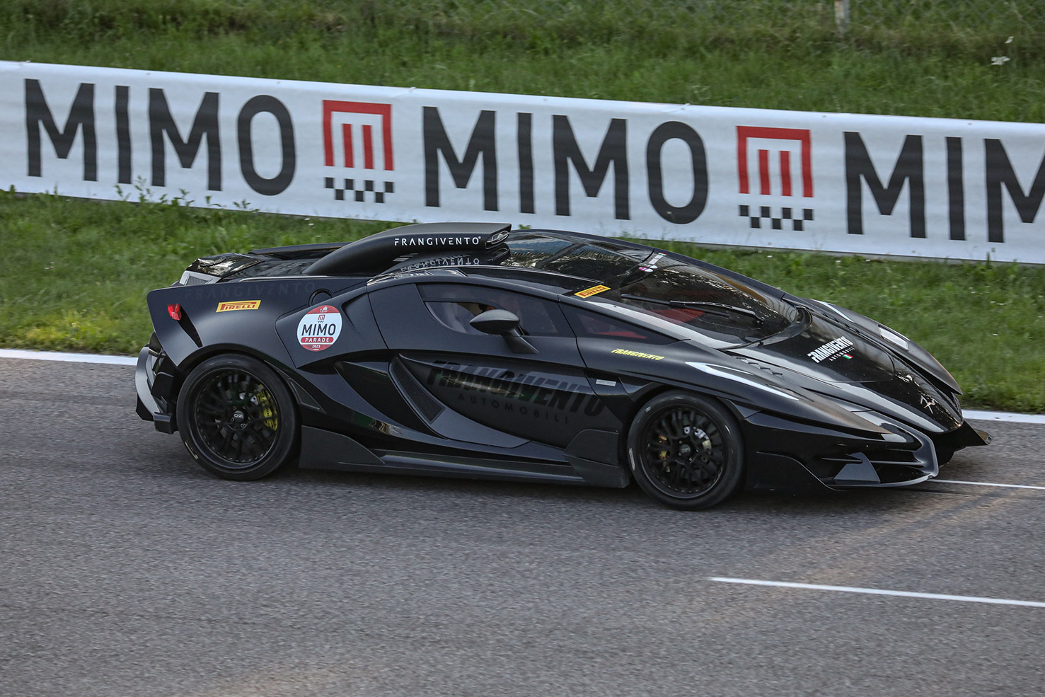 Supercar Parade at 2023 MIMO in Monza, Italy