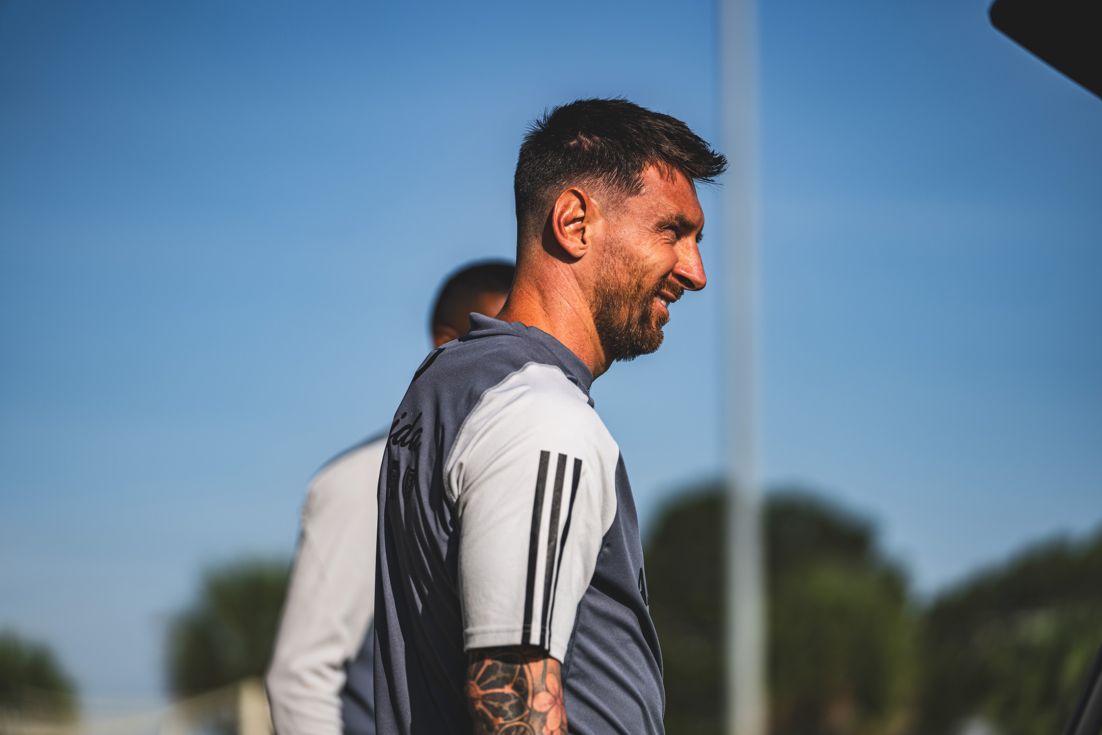 Lionel Messi in Action during Inter Miami CF Training