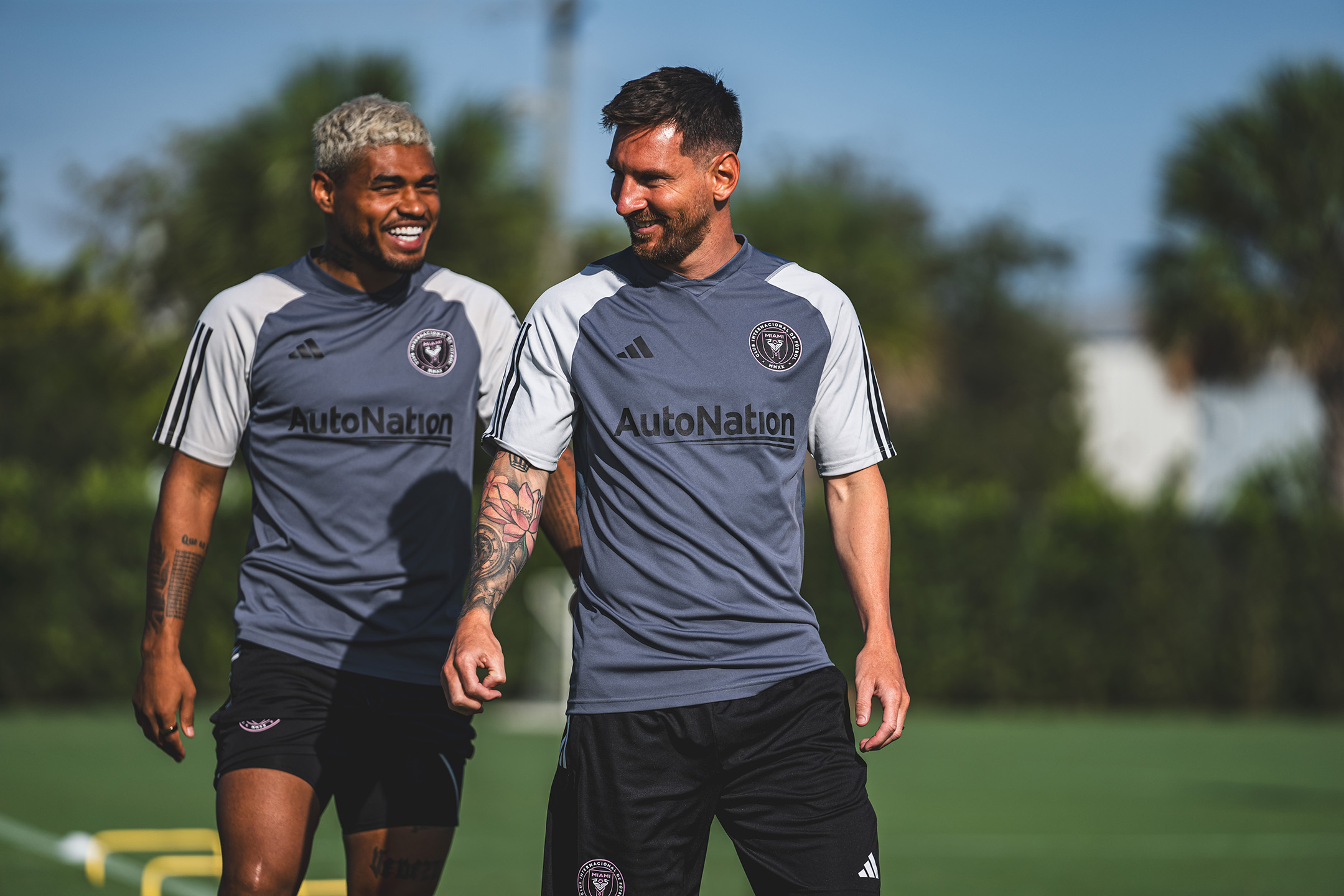 Lionel Messi in Action during Inter Miami CF Training