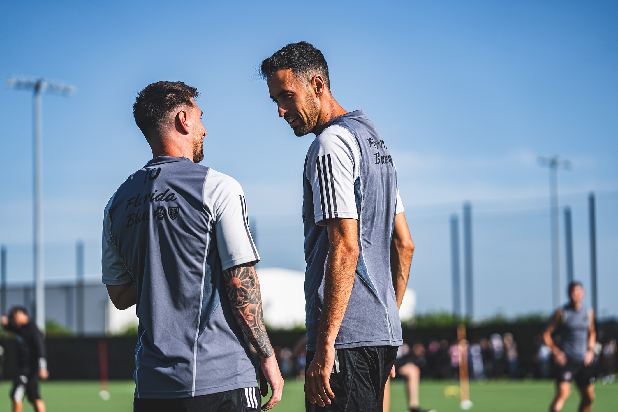 Lionel Messi in Action during Inter Miami CF Training